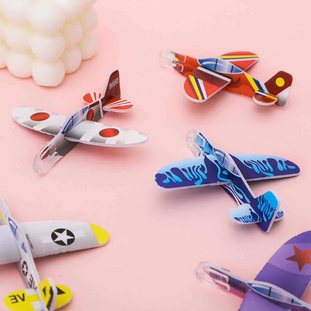 Needway   Pesawat Lempar Tangan DIY Mainan Orang Tua-Anak DIY Mainan Majelis Luar Ruangan Pesta Ulang Tahun Model Pesawat Foam Airplane