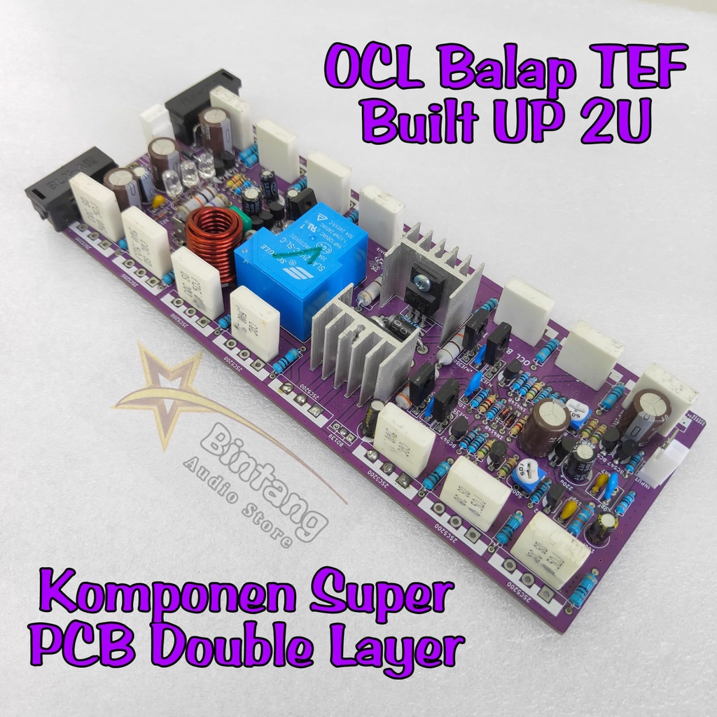 Kit Driver Power OCL BALAP TEF Built Up 2U 20 CM PCB Dobel Layer