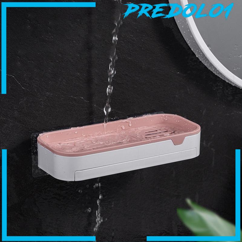 [Predolo1] Soap Holder Self Draining Tempat Sabun Tempel Dinding Untuk Kamar Mandi Shower Hotel