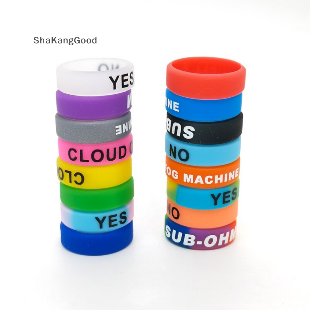 Skid 20pcs Joran Pancing Handle Pelindung Case Lure Silica Gel Rod Clip Cincin Berbentuk O SKK