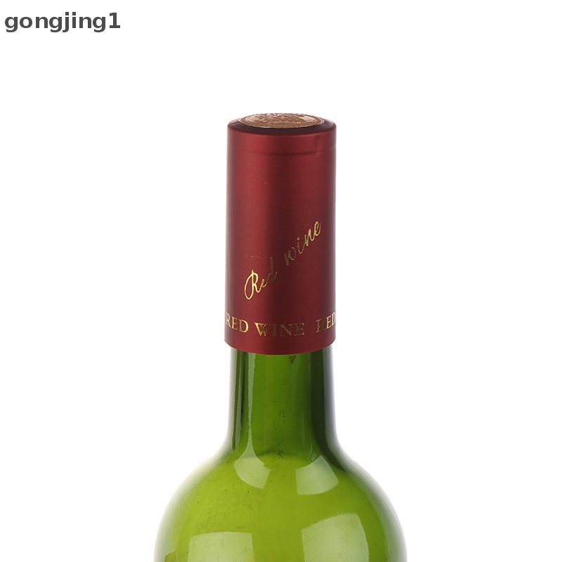 Ggg 10Pcs PVC Heat Shrink Tutup Barware Aksesoris Seduh Botol Wine Seal Cover ID