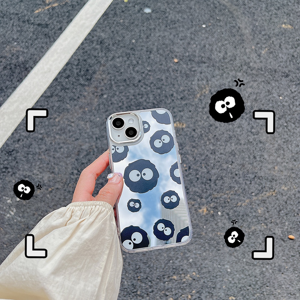 Case IPhone Lapis E Fairydust Lucu Kompatibel Untuk Iphone11 Casing Cermin Makeup14 Pro Max Ip13 Pro Max Iphone12 IPhone 11pro Max Back Cover Shell