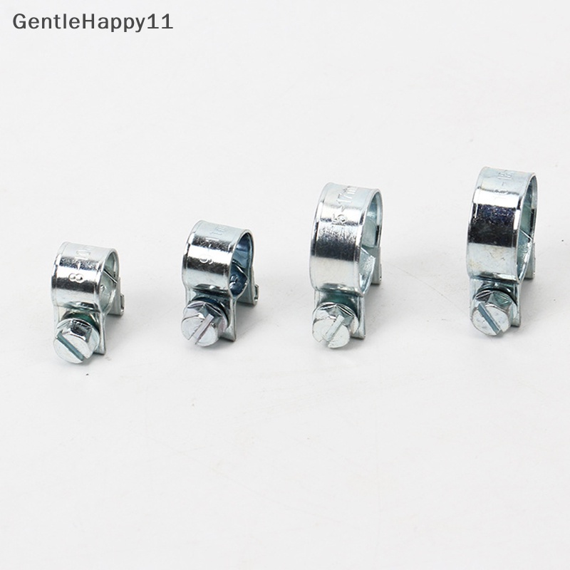 Gentlehappy 10Pcs Klip Selang Bakar Mobil Set Mini Carbon Steel Air Hose Clamp Klip Pipa Bensin id