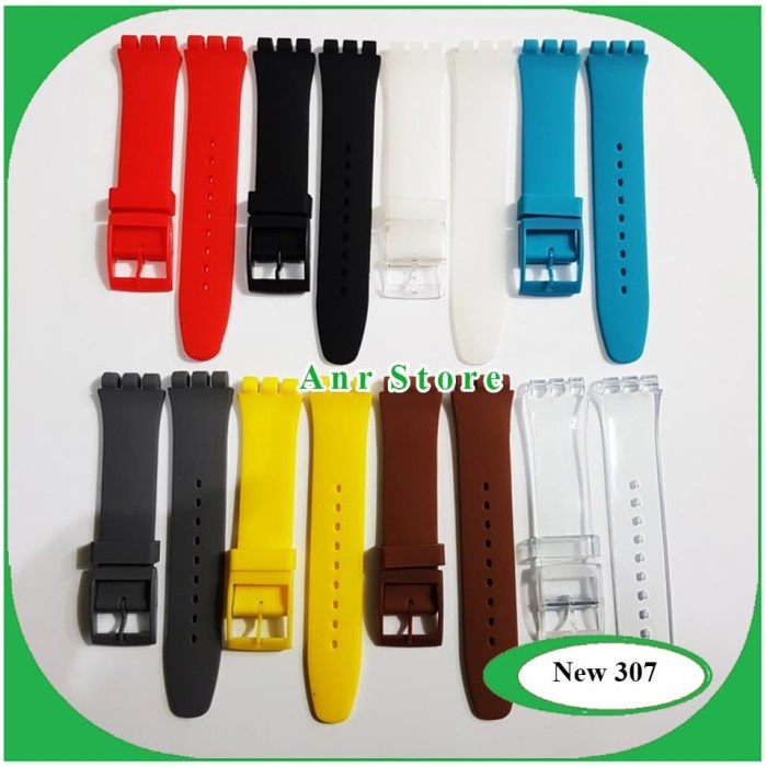 Terlaris~ Strap Tali Jam Swatch Original Oem 19 mm New Gent Irony Chrono