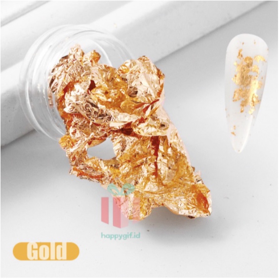 Foil Nail Art Aluminium Flakes / Kertas Foil Hiasan kuku / Cantik Nail Art akseoris PROMO