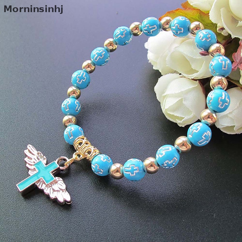 Mornin Acrylic Beads Bracelet Gelang Doa Sayap Malaikat Baptis Chaplet Bracelet id