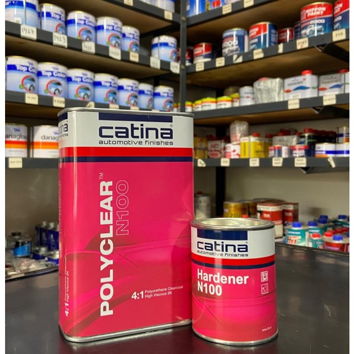 Clear CATINA POLYCLEAR N100 4:1 Gloss 1L / set + Hardener
