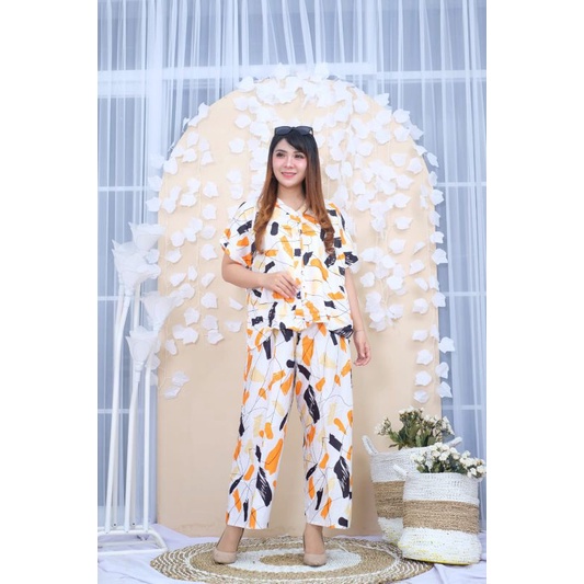 [COD] BABYDOLL RAYON  PANJANG | PIYAMA RAYON XL | PIYAMA WANITA JUMBO |