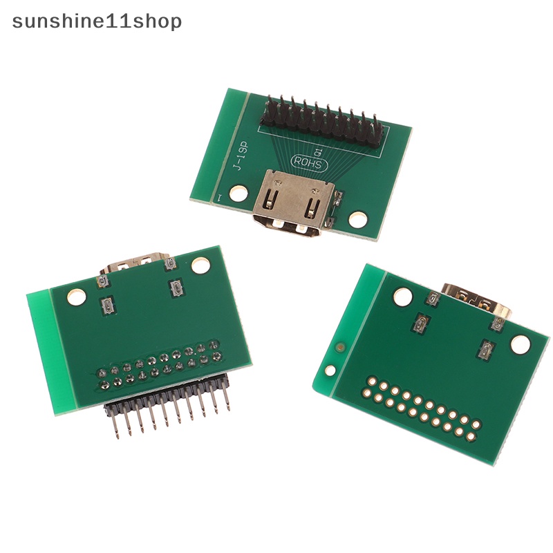 Sho Compatible Dengan HDMI 19Pin test Socket Jack 19Pin Adapter test Board Dengan Papan PCB N