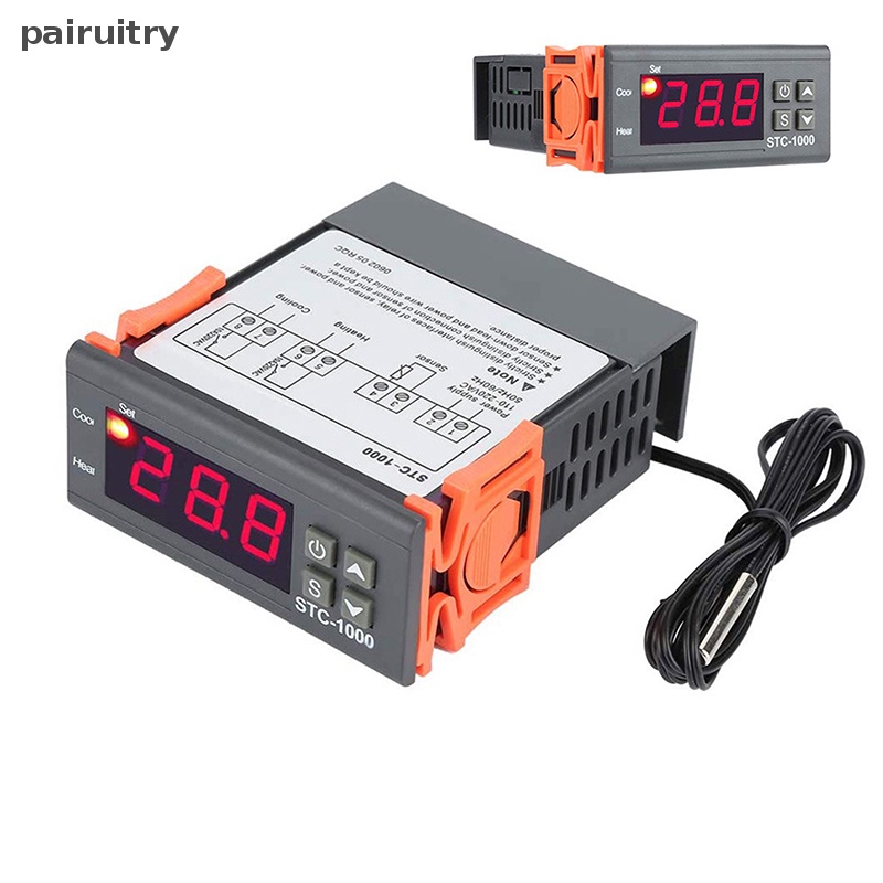 Prt LED Berkualitas Universal Digital STC-1000 Temperature Controller Thermostat DC12V DC24V AC110-220V Controller PRT