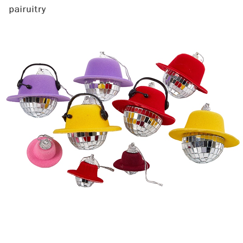 Prt Liontin Mobil Mini Shiny Mirrored Disco Ball Spion Gantung Hiasan PRT