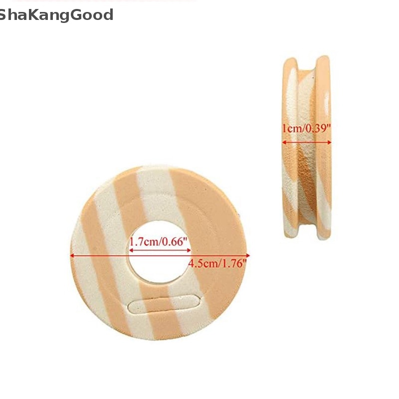 Skid 100Pcs EVA Foam Spools Fishing Winding Board Garis Pengait Pancing Tackle Foam SKK