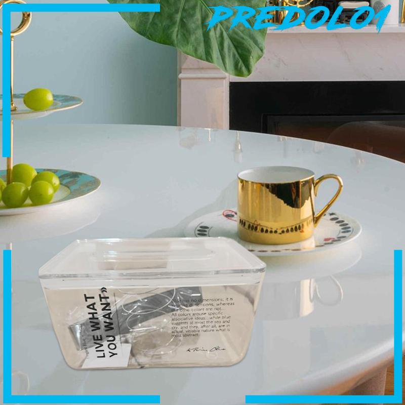 [Predolo1] Tissue Box Cover Toilet Paper Box Kertas Cover Case Untuk Hadiah Stand Malam Mobil
