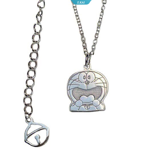 Bandai Tinker Bell Kalung Happy Doraemon Series Anime Peripheral Pendant Pasangan Lucu Kreatif Kartun Perhiasan [ZK]