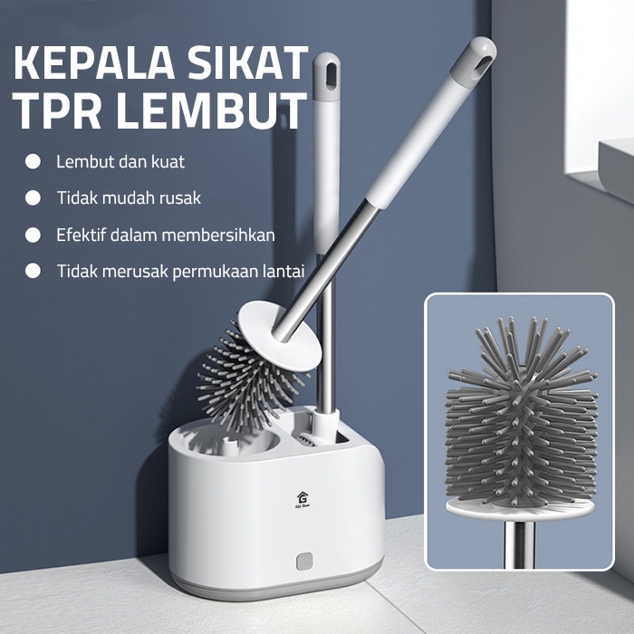 GM Bear Sikat WC (2 in 1) 1993 - Sikat Pembersih Toilet Kamar Mandi