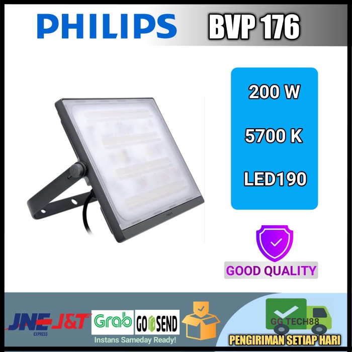 Lampu Sorot LED Philips BVP 176 200 Watt 5700K Philips BVP176 C White - Cool White