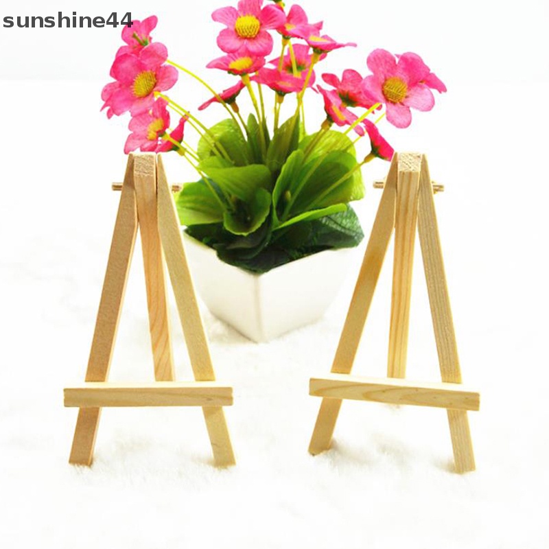 Sunshine Mini Tripod Easel Display Paing Stand Kartu Canvas Holder ID