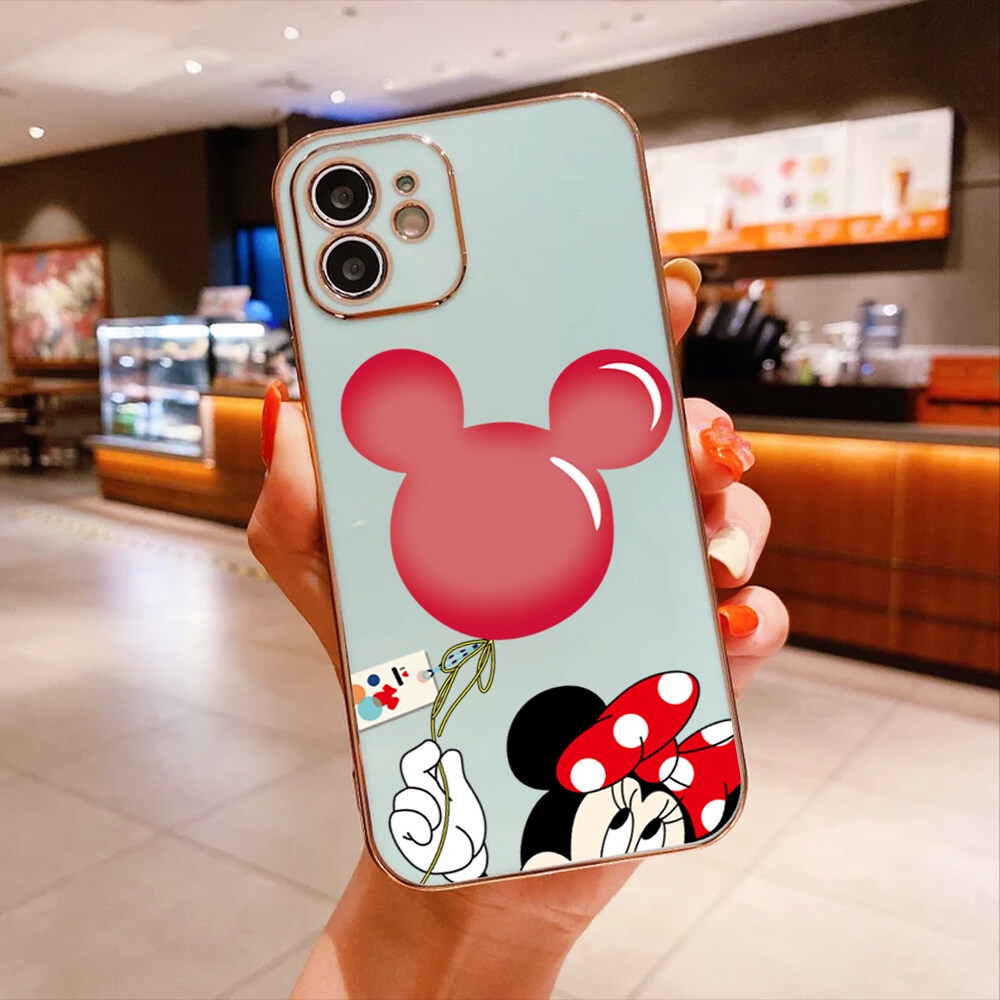 Electroplated Anime Minnie Mouse Phone Case for Oppo RENO74G RENO84G F21PRO4G F21SPRO4G RENO7Z5G REN