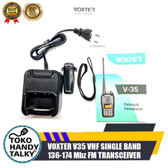 VOXTER V35 V 35 VHF SINGLE BAND 136-174Mhz HT VOXTER V-35 VHF