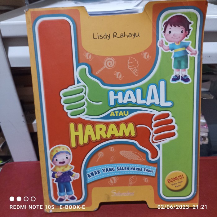 buku cerita anak islam halal atau haram 111 hal ada 1 lembar cacat