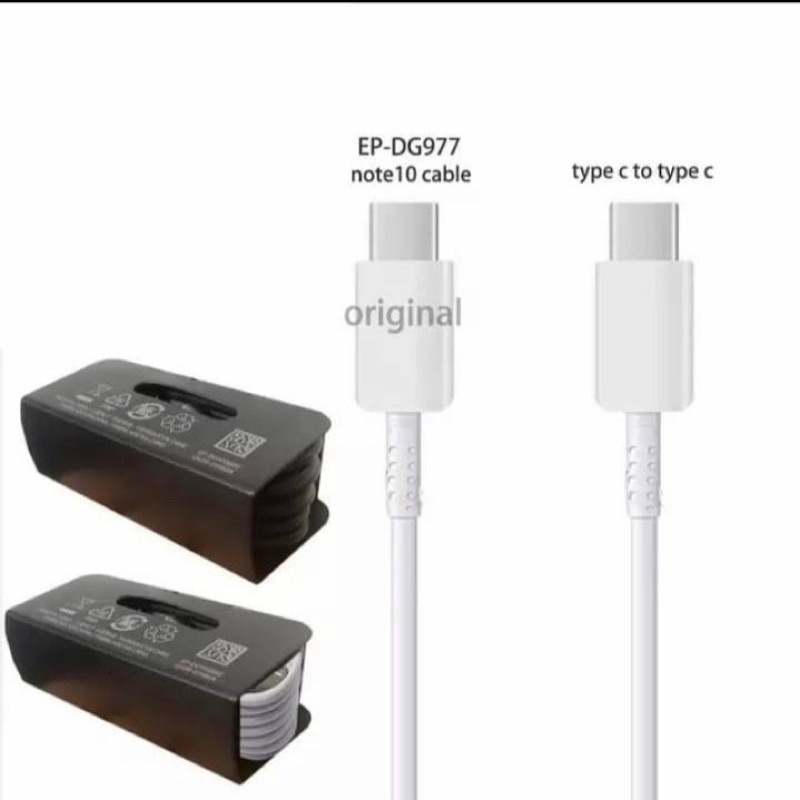 KABEL DATA SMG TYPE C TO TYPE C FAST CHARGING A70 A71 NOTE 10/ 10+/A23/ A33/A52/A52S/M52/A53/25w 45w S10/ S10+/S20 S21 FE