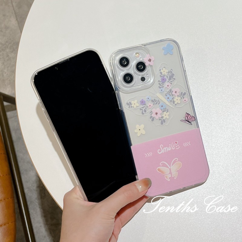 Kompatibel Untuk Iphone14 13 12 11 Pro Max X XR Xs Max8 7 6 6s Plus Se2020 Angel Eye Butterfly Flower Phone Case