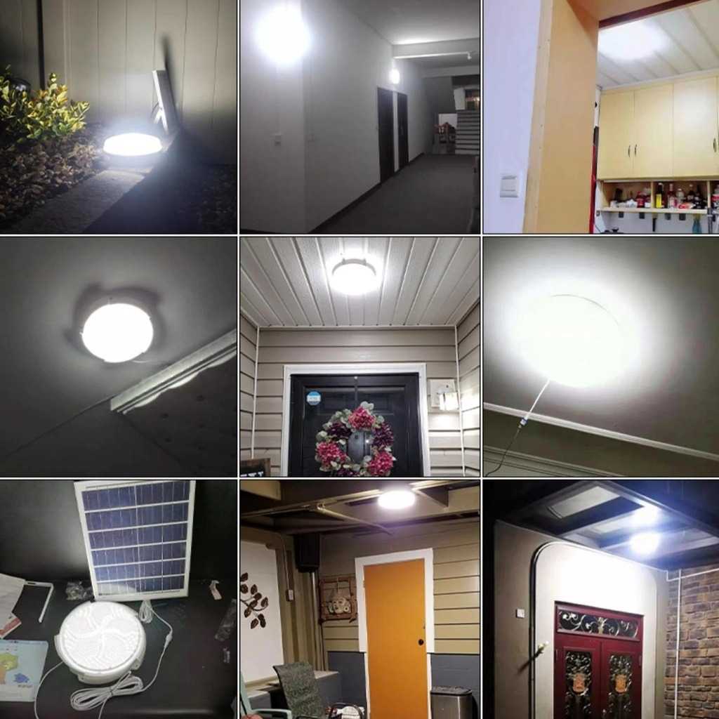 TD - LMP Smuxi Lampu Plafon LED Tenaga Surya 50W 19 cm Dimmable Cool White - SM60