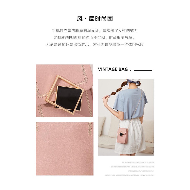 KH Tas HP Korea Wanita / Tas selempang Wanita Trendy / Tas Dompet HP Korea A14