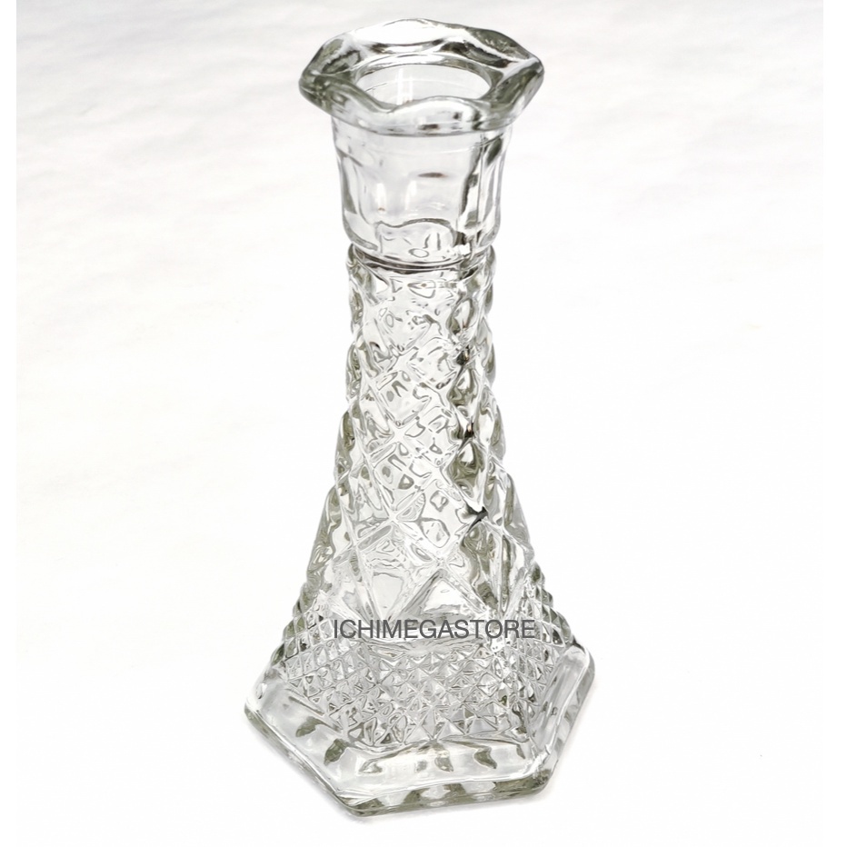 VAS KACA KRISTAL / VAS BUNGA KACA ATLANTIC / VAS BUNGA KERING ARTIFICIAL