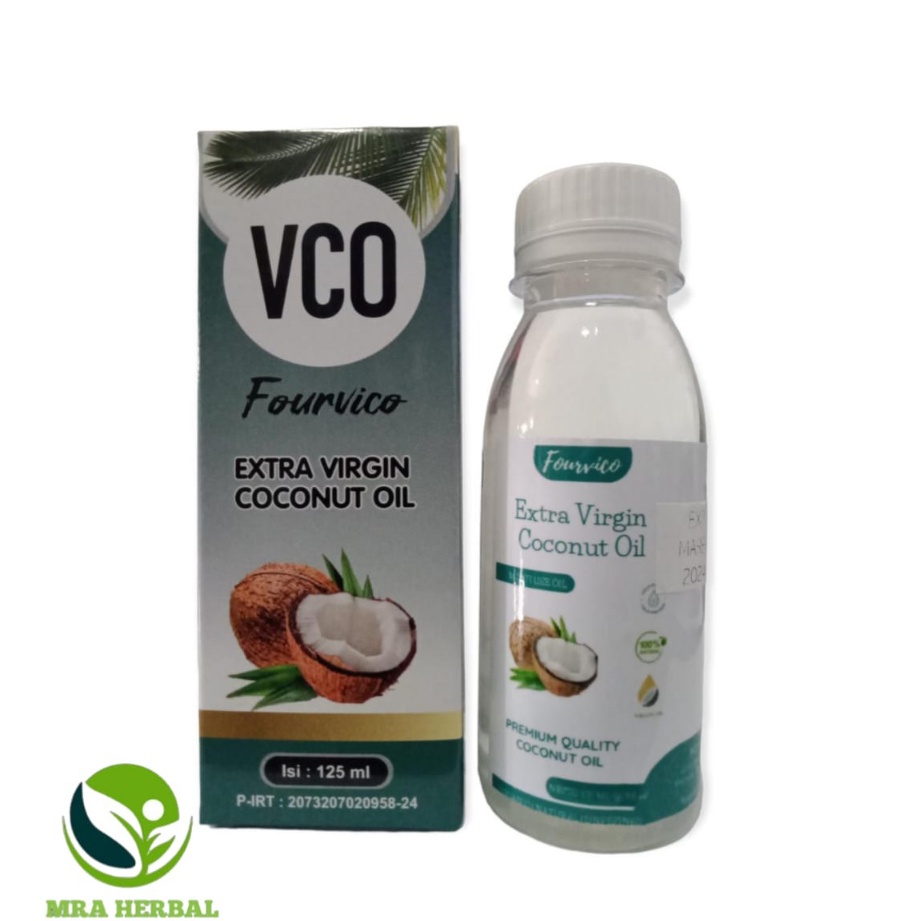 

Vco Fourvico | Extra Virgin Coconut Oil | Premium Quality Coconut Oil | Minyak Kelapa Murni - 125ml