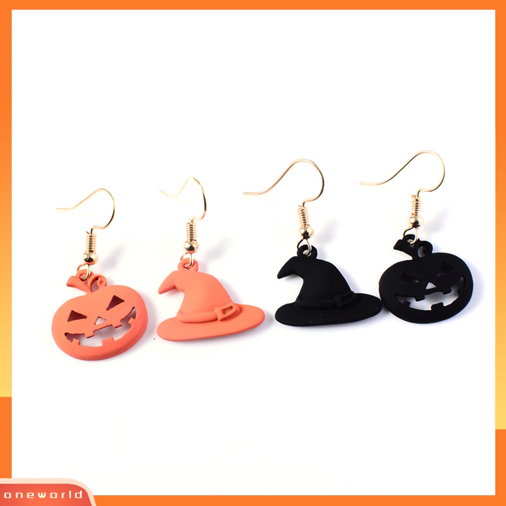 [WOD] 1pasang Anting Halloween Pengerjaan Halus Aksesoris Shiny Semua Pertandingan Indah Alloy Original Ilustrasi Gaya Aksesoris Untuk Pacaran