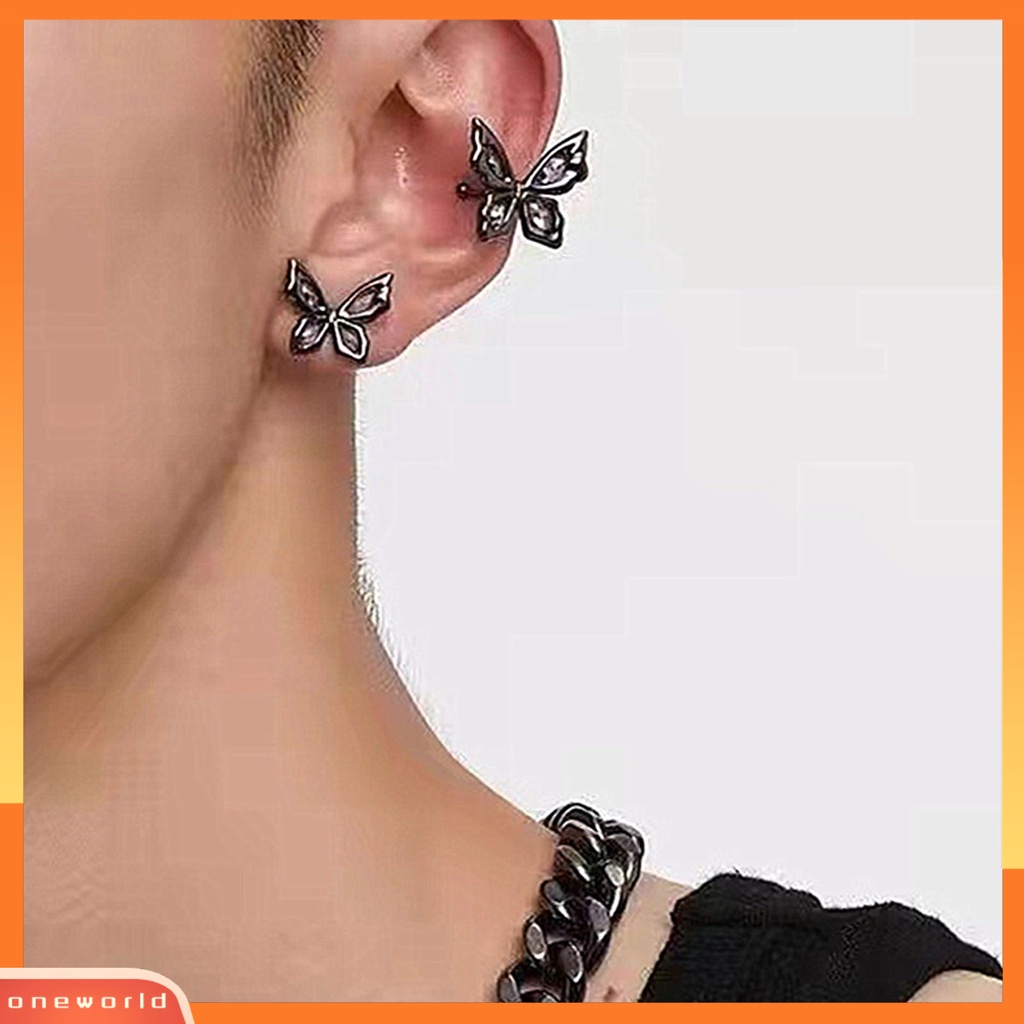 [WOD] 1pasang Anting Menjuntai Anting Stud Simple Geometris Bunga Hati Ungu Untuk Pakaian Sehari-Hari