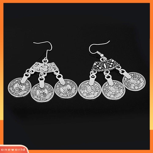 [WOD] Wanita Retro Gypsy Bohemian Statement Tibet Tribal Drop Menjuntai Kait Anting