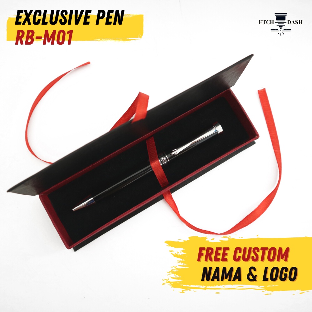

Pulpen Hadiah Perusahaan Branding Free Grafir Nama Dan Logo - Exclusive RB-M01