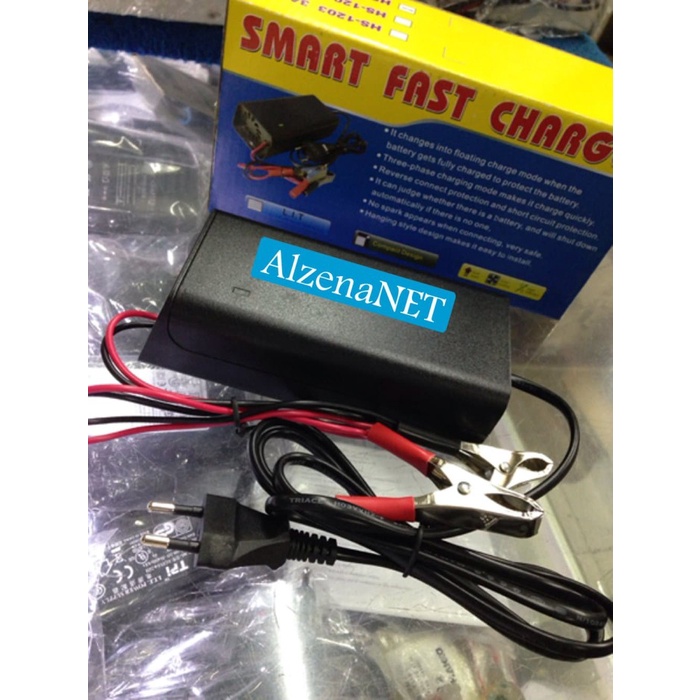 Charger AKI Mobil 10 A - Bisa Cas sampai Aki 100 Ampere - Fast Smart TERMURAH