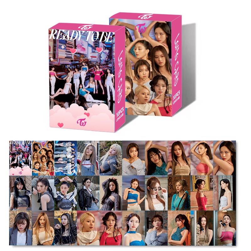 30pcs /box Album TWICE Siap Jadi Photocard Antara 1&amp;2 Kartu Lomo Moonlight Sunshine Kpop Postcards