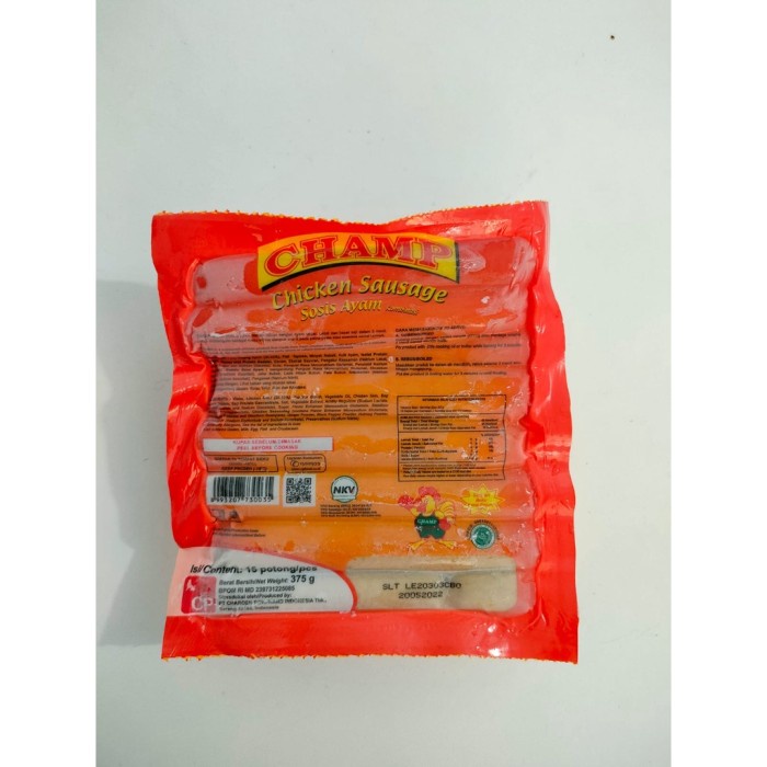 

sosis ayam champ 375 gram isi 15 pcs