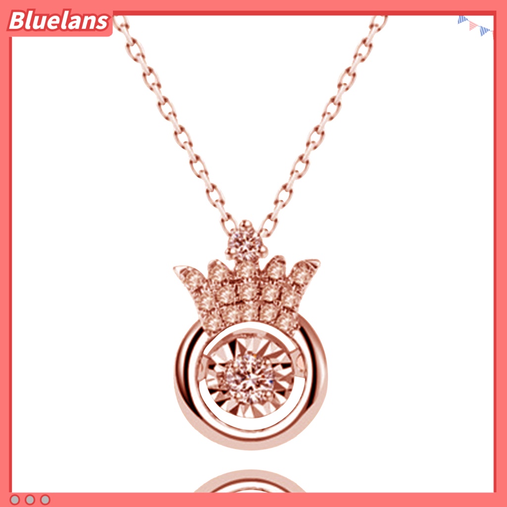 [BLS] Kalung Liontin Berkilau Trobbing Heart Copper Women Jewelry Necklace Untuk Istri