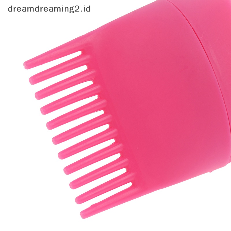 (drea) Botol Pewarna Rambut Shampoo Botol Aplikator Pewarna Rambut Dengan Gigi Sisir //