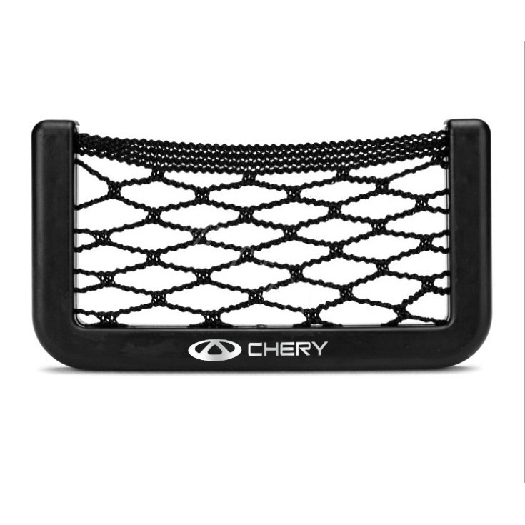 Chery Tas Penyimpanan Jaring Kursi Mobil Universal Berkualitas Tinggi Ponsel Holder Saku Untuk 5tj-1muka Qq2023 Tiggo 4 8 7 Pro 5x Omoda