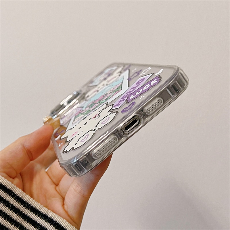 Cocok Untuk Iphone14 Pro Max iPhone Phone Case Permukaan Cermin Kamera Perlindungan Shockproof Kuat Kompatibel Dengan Iphone13 13pro 13prm iPhone 11 7Plus 8Plus Xr XS 12 Pro Max Phone Case