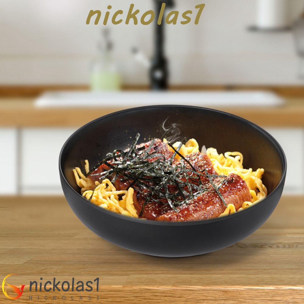 Nickolas1 Mangkok Ramen Mudah Dibersihkan 5ukuran Melamin Kusam Poles Wadah Makanan Perlengkapan Dapur Rumah