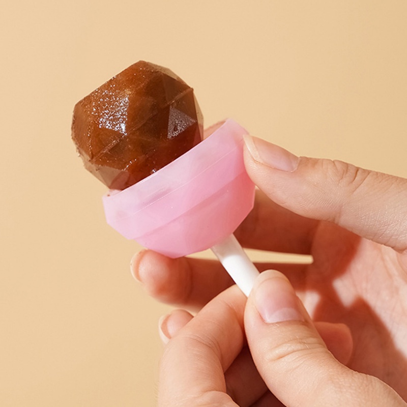 Cetakan Es Bola Silikon Warna Permen/ Cetakan Lolipop DIY Homemade/ Alat Pembuat Makanan Pelengkap Bayi Dapur