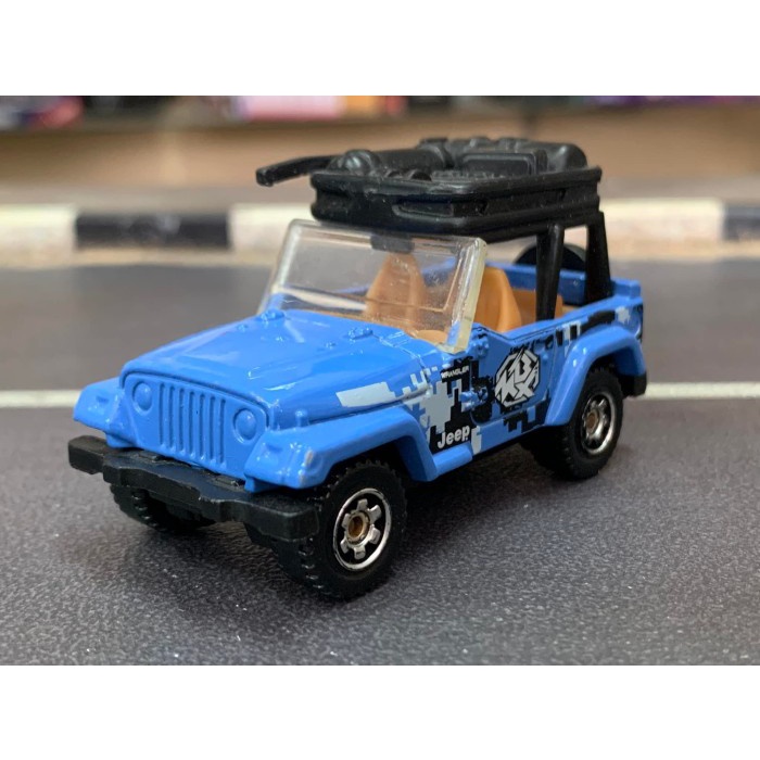 Matchbox Jeep Wrangler Biru Loose Pack