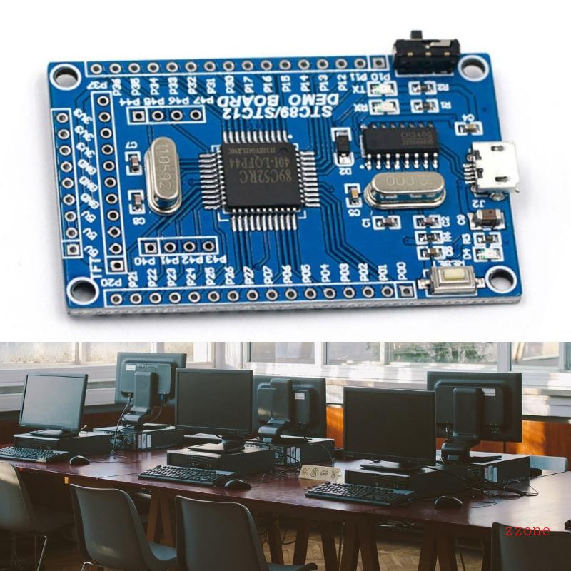 Zzz 51scm Sistem Minimaldevelopment Learning Board STC89C52 STC51 STC89C52RC Core