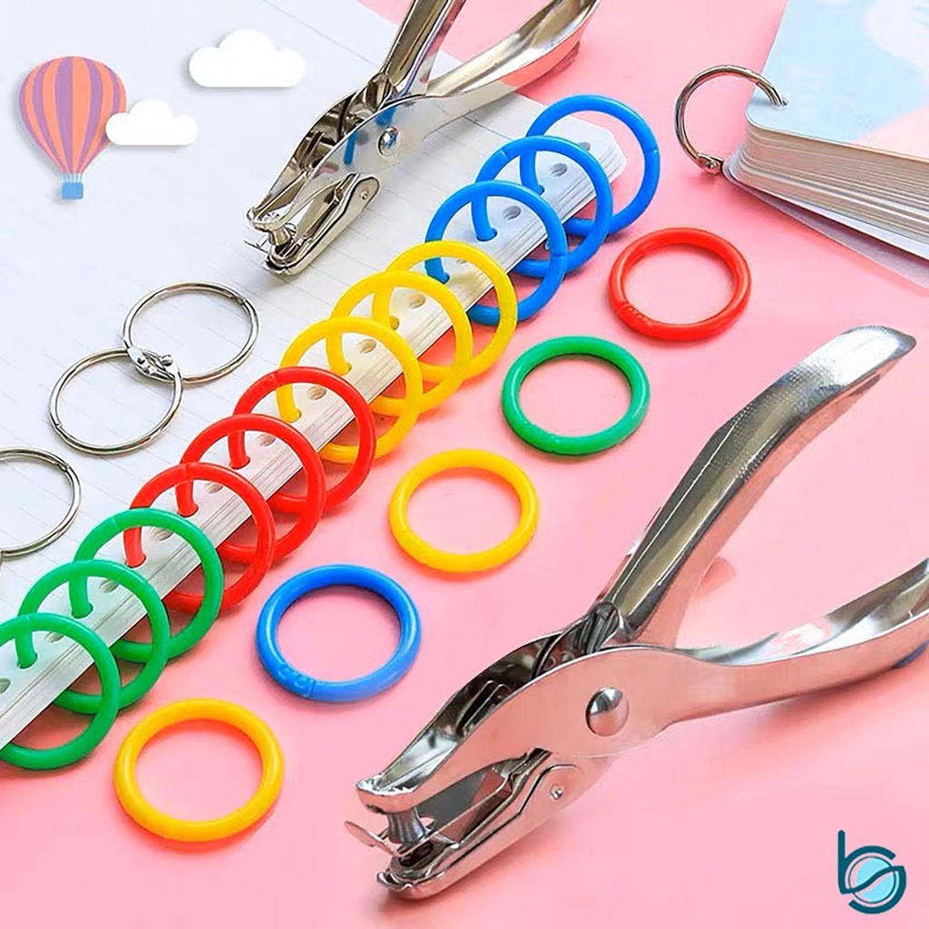 

Pembolong Kertas Satu Lubang Bahan Metal/Pembolong Kertas Model Tang/One Hole Punch - Best Stationary