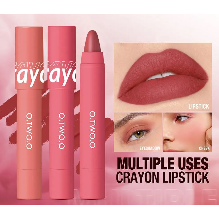 (READY &amp; ORI) O.TWO.O Otwoo Velvet Matte Crayon Lipstik SC051