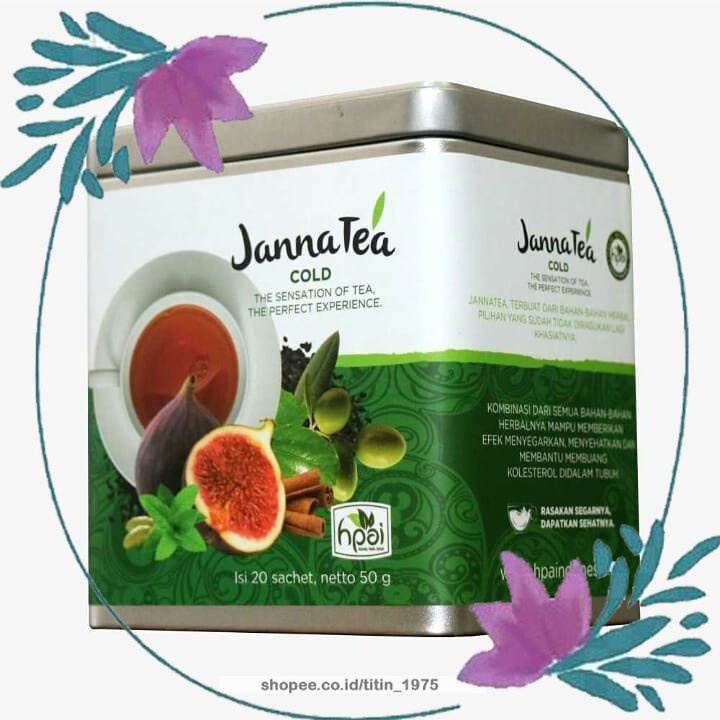 

JANNATEA COLD HNI HPAI | JANNA TEA - Teh Herbal Sehat titin_1975_aa