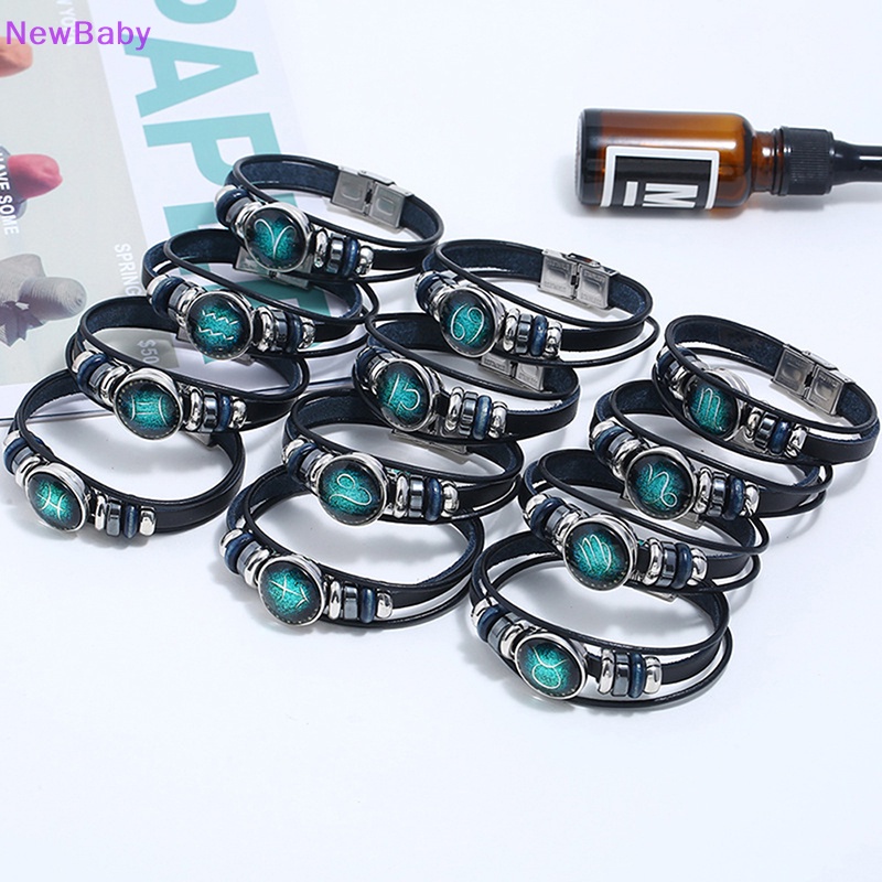 Newbaby 12rasi Tangan Tenun Dikepang Kulit Retro Zodiak Sign Ch Gelang  Id