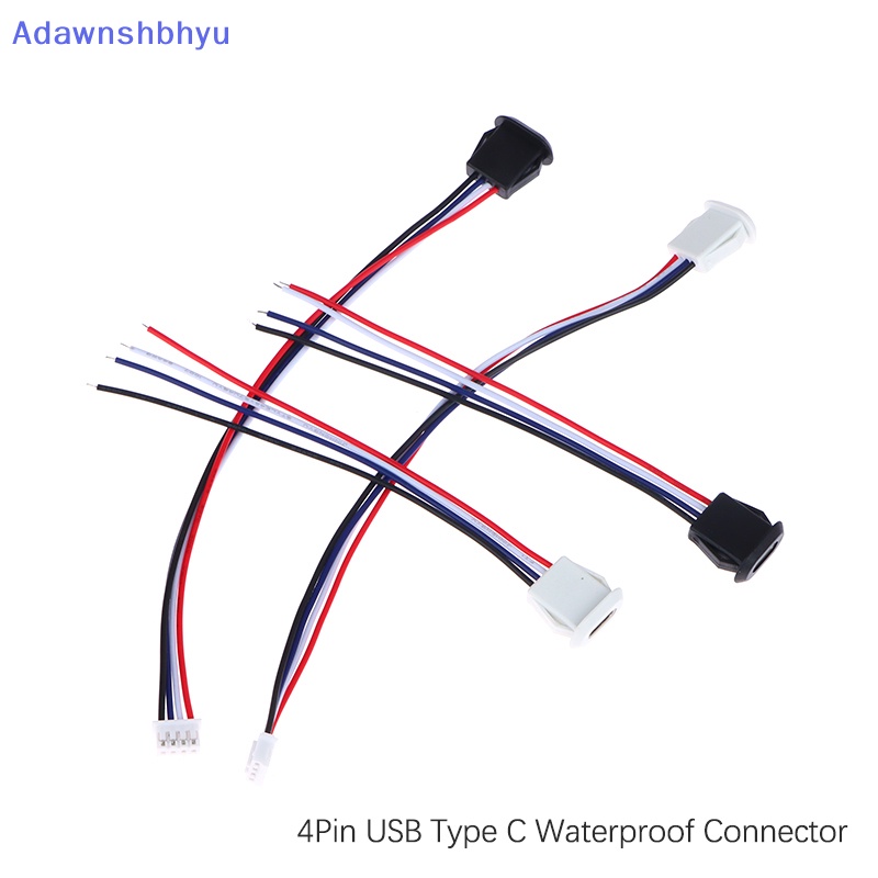 Adhyu Konektor USB Tipe Tekan 4pin Type-C Anti Air Dengan PH 2.0 Female Socket ID